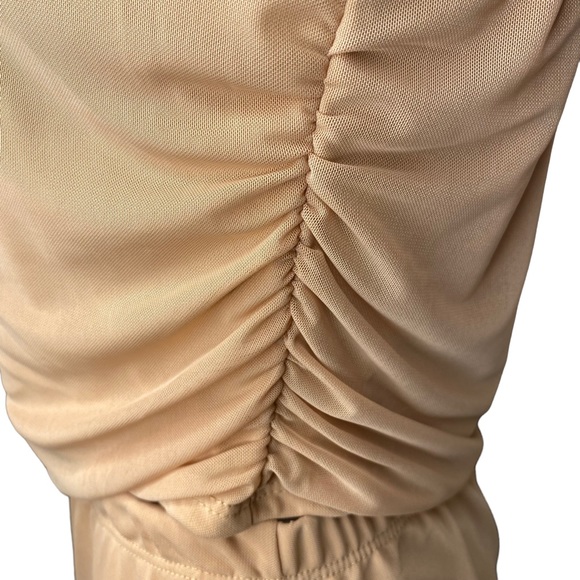 Mesh Mini Skirt Set Cream Orange Women’s XL - Picture 6 of 6